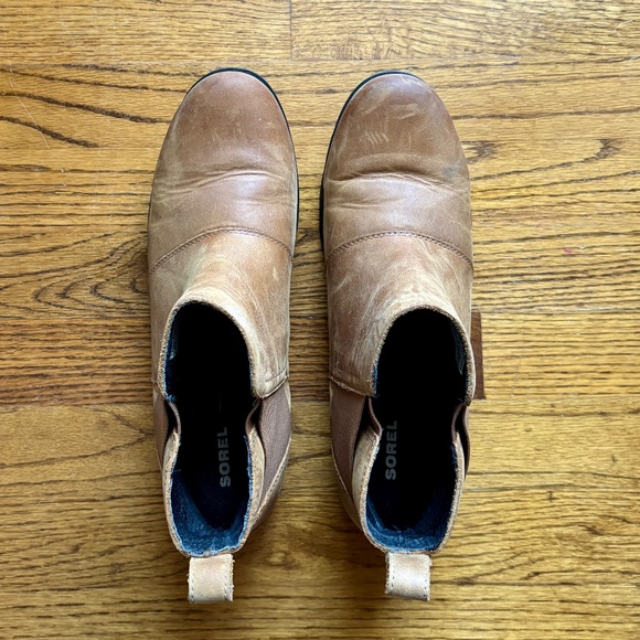 Sorel Emelie Chelsea Boot - Camel Brown - Picture 1 of 6
